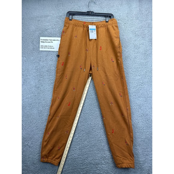Nike Jordan Essentials Jumpman Print Fleece Joggers SweatpantsSize Medium NEW